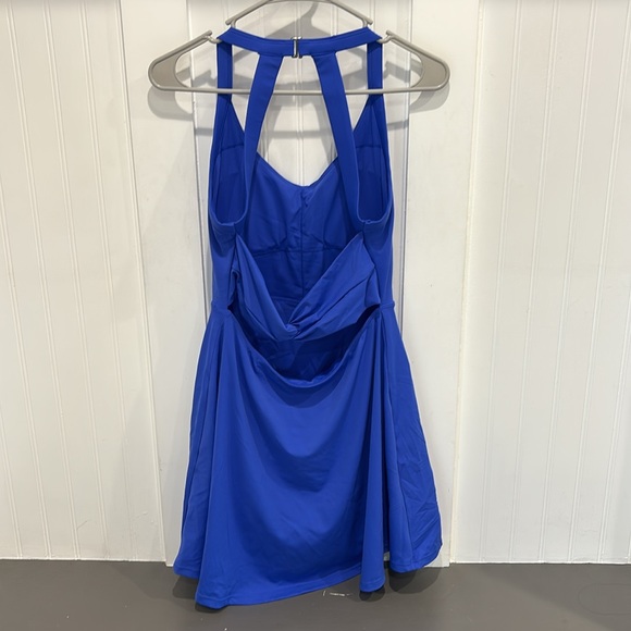 Royal Blue Athletic Dress - Picture 2 of 6